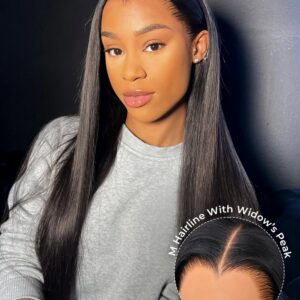 Drawstring straight wig style reference CR-004