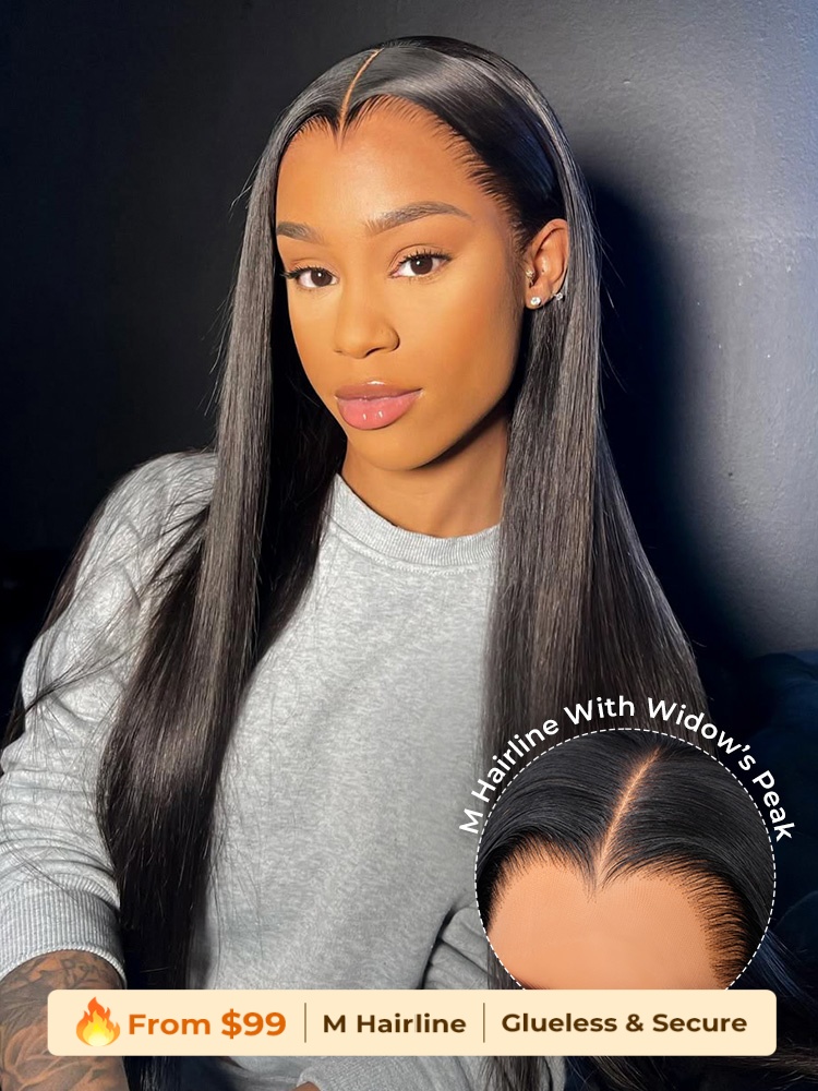 Drawstring straight wig - CR-004