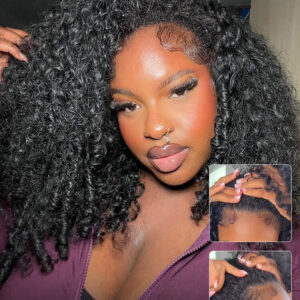 Burmese curly half wig style reference CR-018