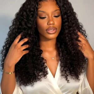 Burmese curly lace wig style reference CR-019