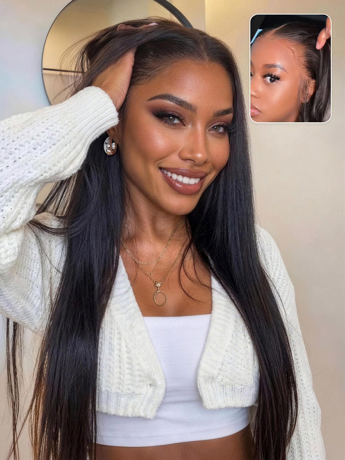 Straight glueless wig - CR-001