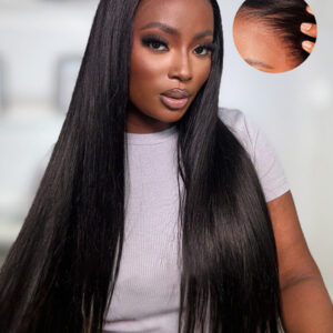 Straight HD lace wig style reference CR-006